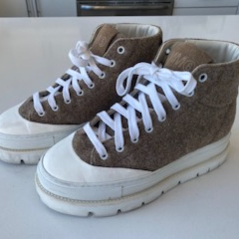 MM6 Maison Margiela Chunky High-Top Sneakers